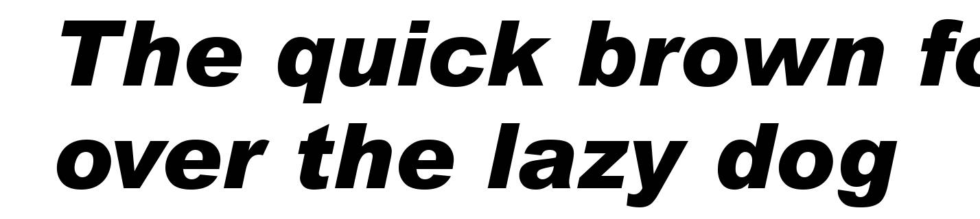 Arial Black Italic