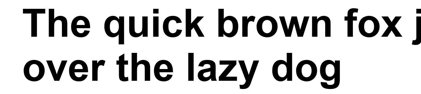 Arial Bold