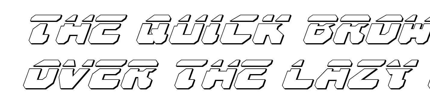 Astropolis Laser 3D Italic