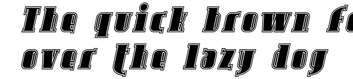 Avondale Inline Italic