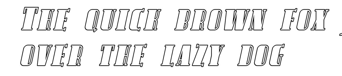 Avondale SC Outline Italic