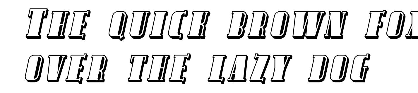 Avondale SC Shaded Italic