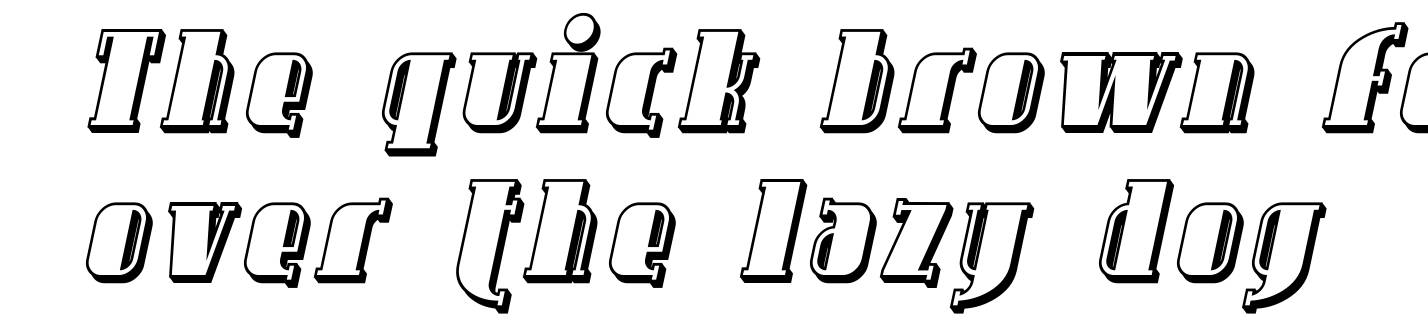 Avondale Shaded Italic