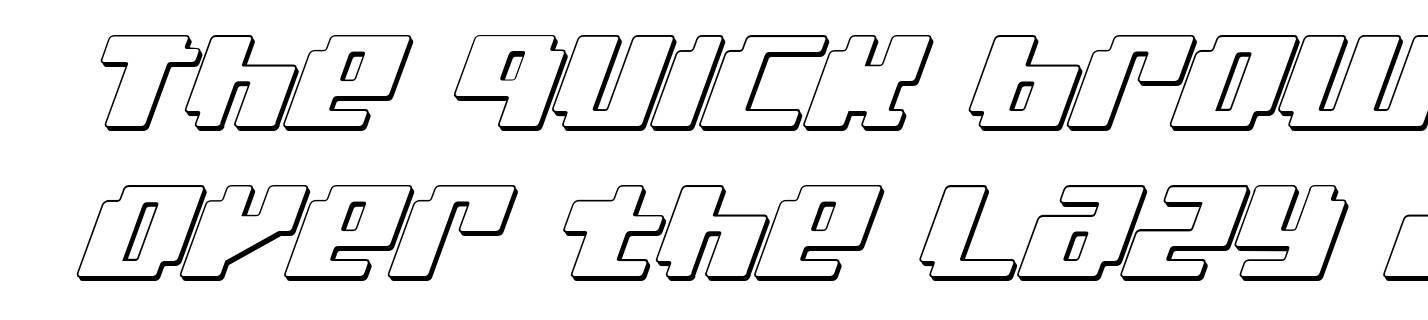 bad robot 3d italic