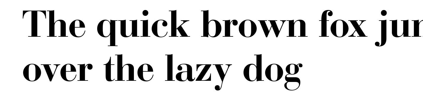 Bauer Bodoni Bold BT