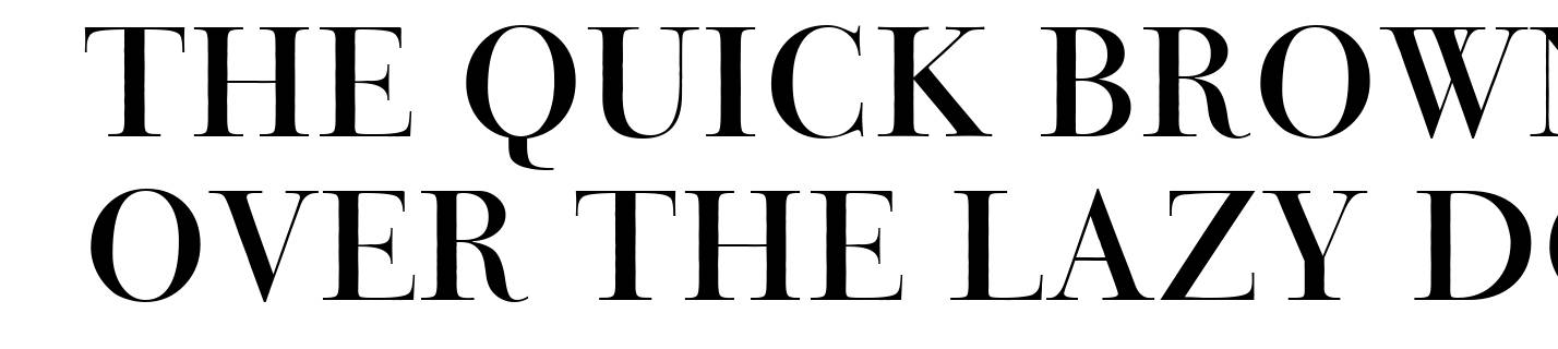 Bauer Bodoni Titling BT