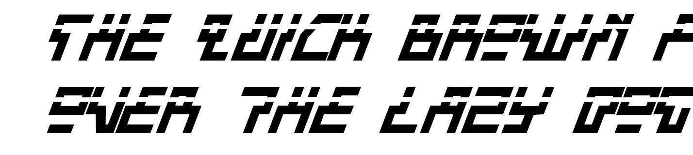 Beam Rider Bold Italic Laser