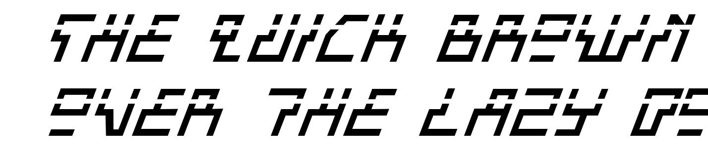 Beam Rider Italic Laser