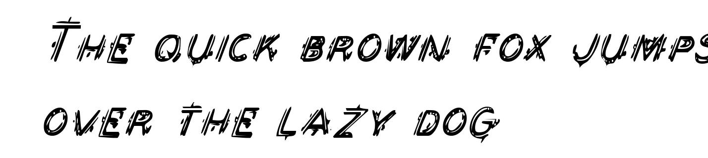 Berserker Condensed Italic