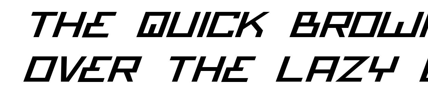 Bionic Type Expanded Italic