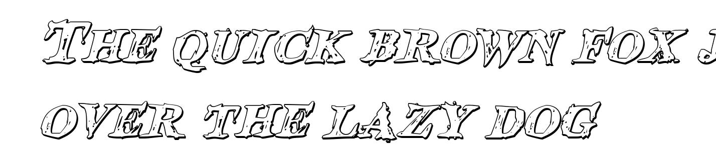 Blood Crow Shadow Italic