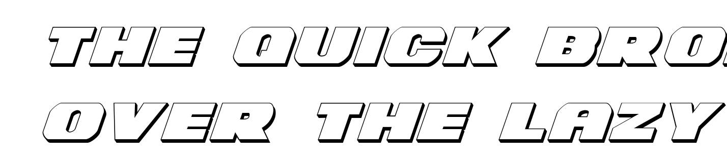 Bummer 3D Italic