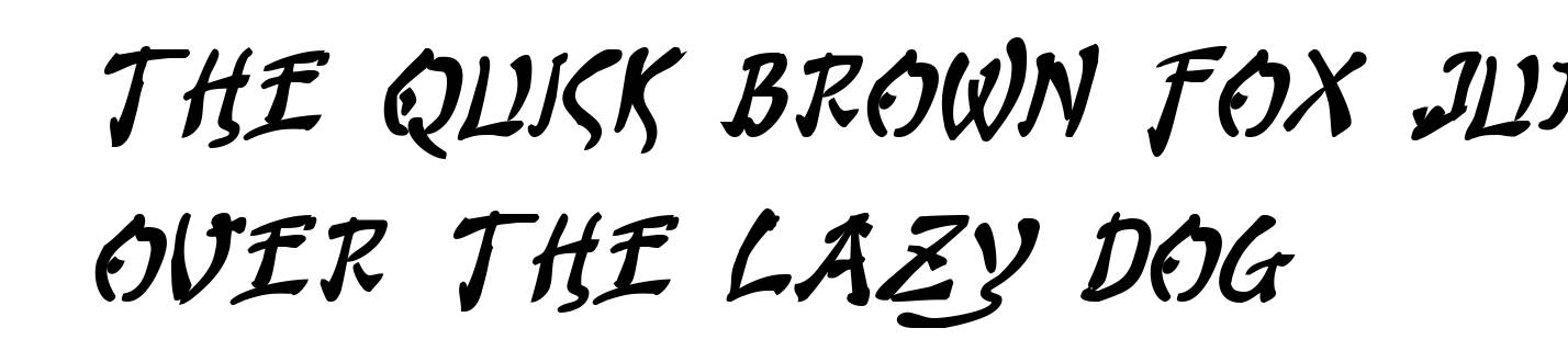 Bushido Bold Italic