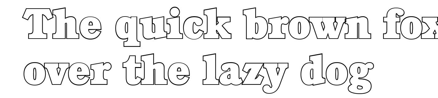 CalgaryOutline-Heavy-Regular