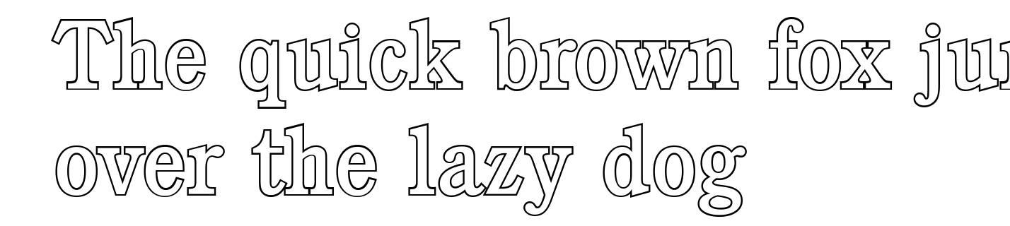 CalgaryOutline-Regular
