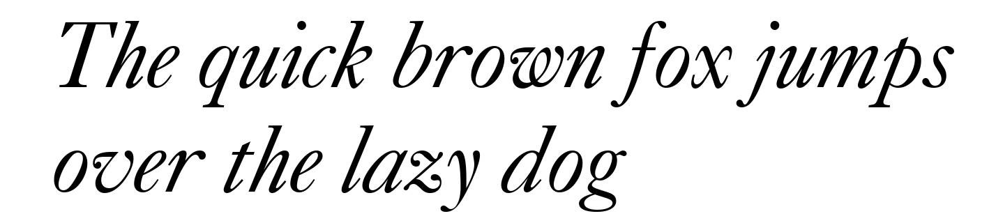 Caslon 540 Italic BT