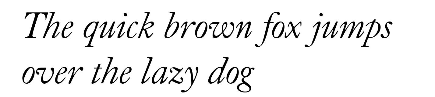 Caslon Old Face Italic BT