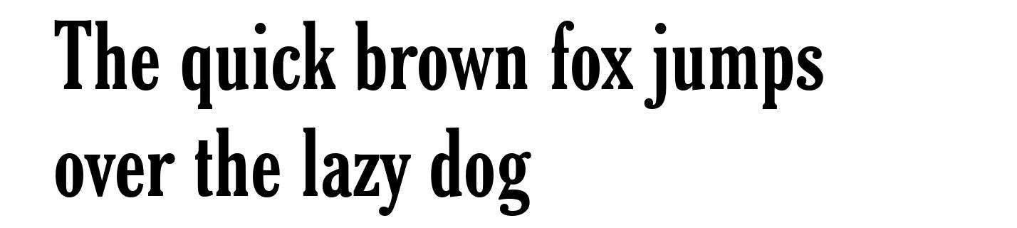Cheltenham Bold Extra Condensed BT