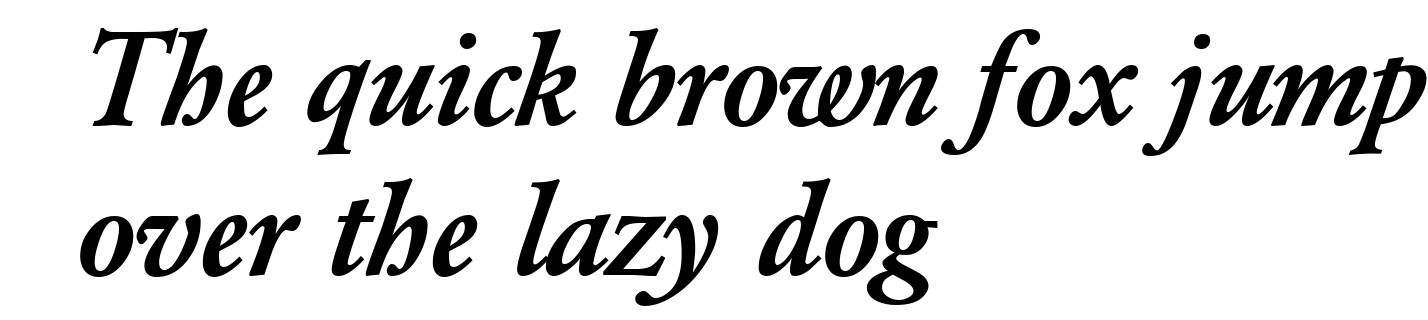 ClassicGarfeld Bold Italic