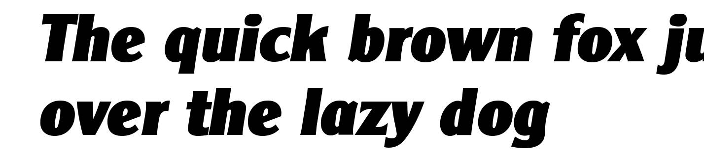 ClearGothicSerial-Heavy-Italic