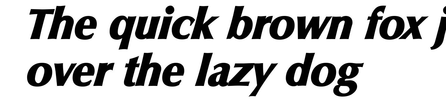 ColumbiaSerial-Heavy-Italic