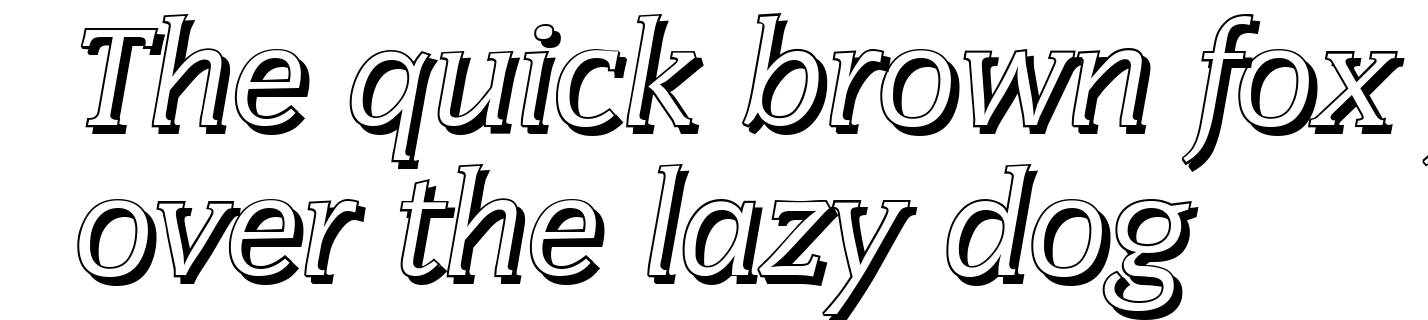 CongressShadow-Italic