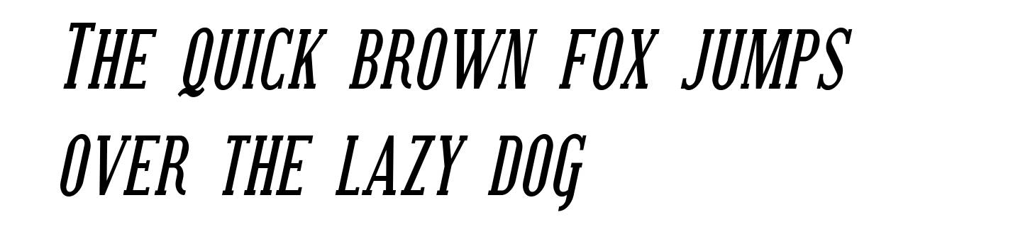 Covington SC Cond Bold Italic