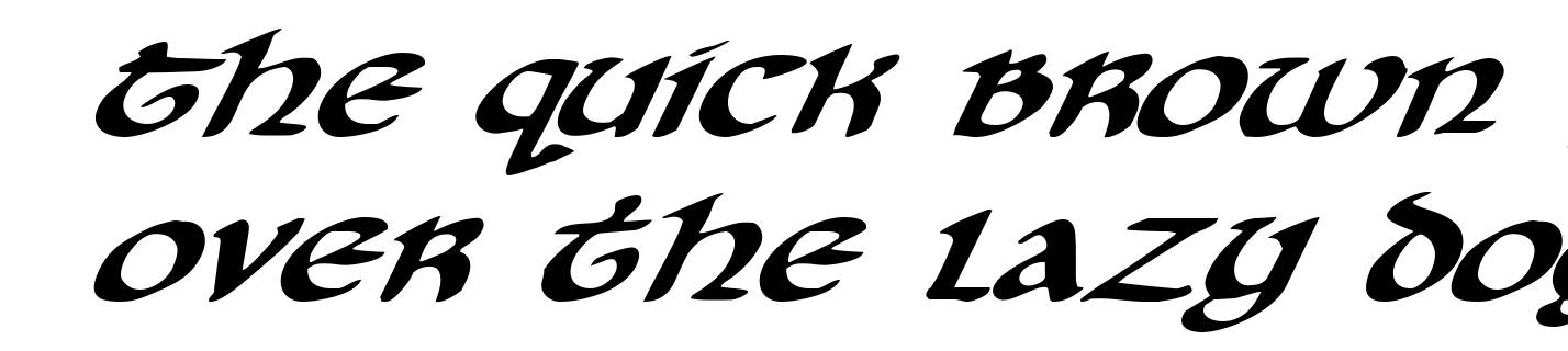 Cry Uncial Italic