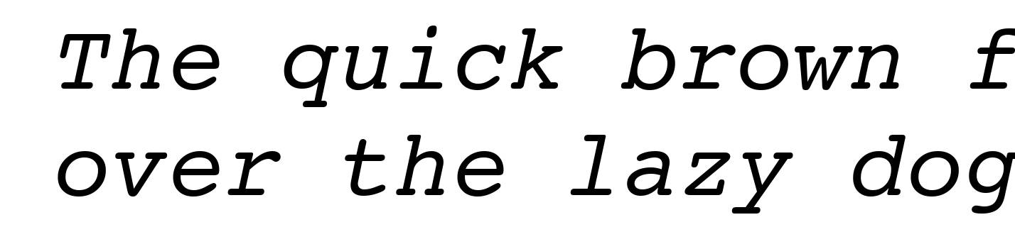 Courier 10 Pitch Italic BT