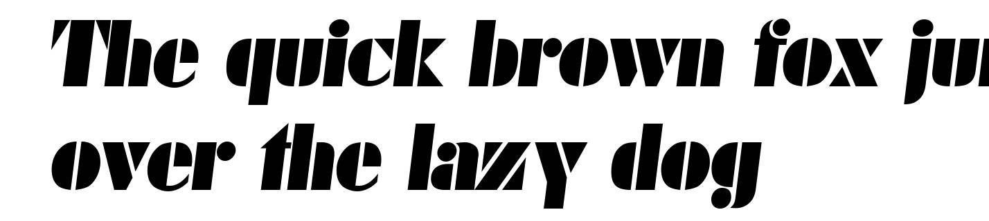DekoBlackSerial-Italic