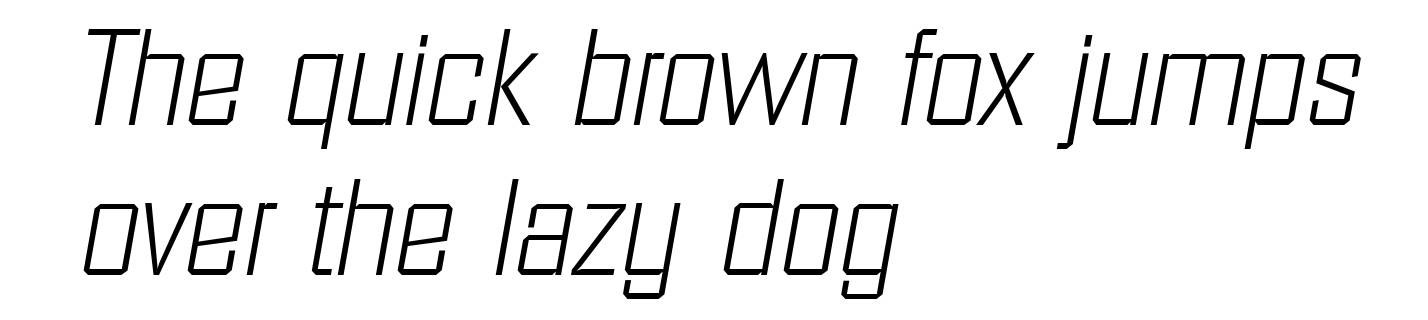 DiamanteSerial-Xlight-Italic