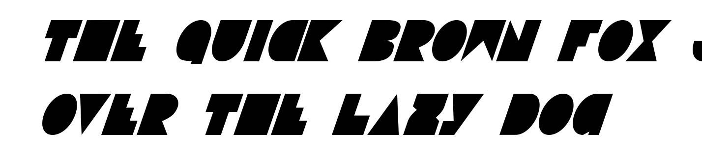Disco Deck Condensed Italic
