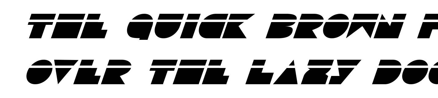 Disco Deck Laser Italic