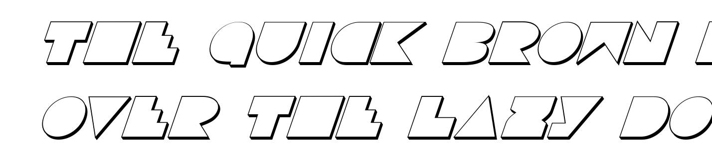 Disco Deck Shadow Italic