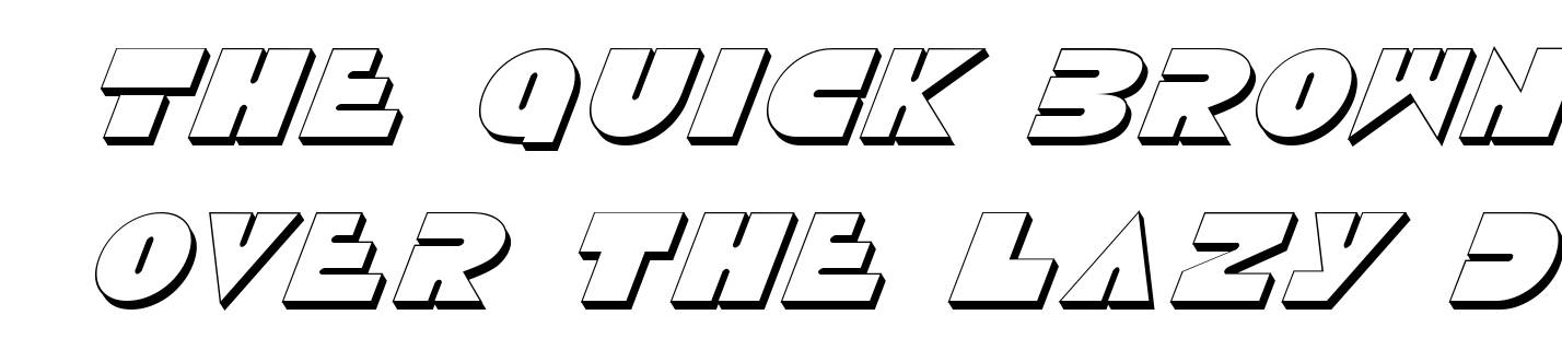 Disco Duck 3D Italic