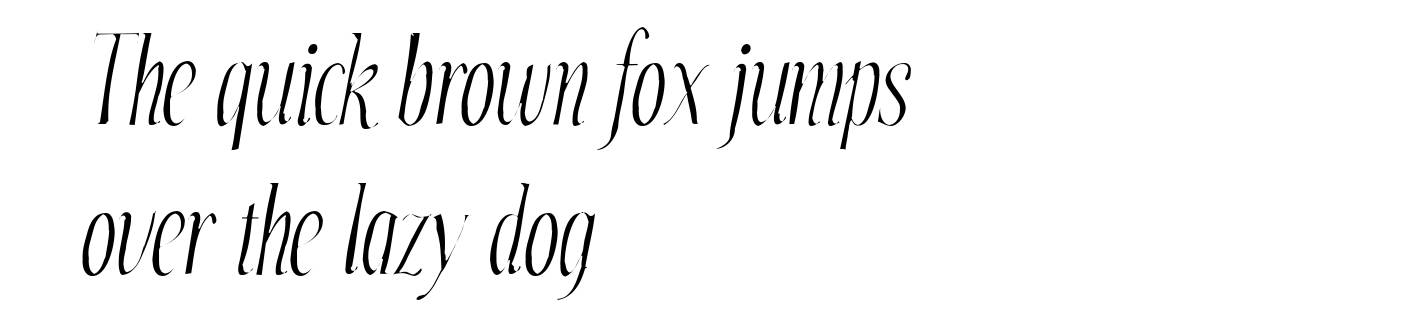 Echelon Gaunt Italic