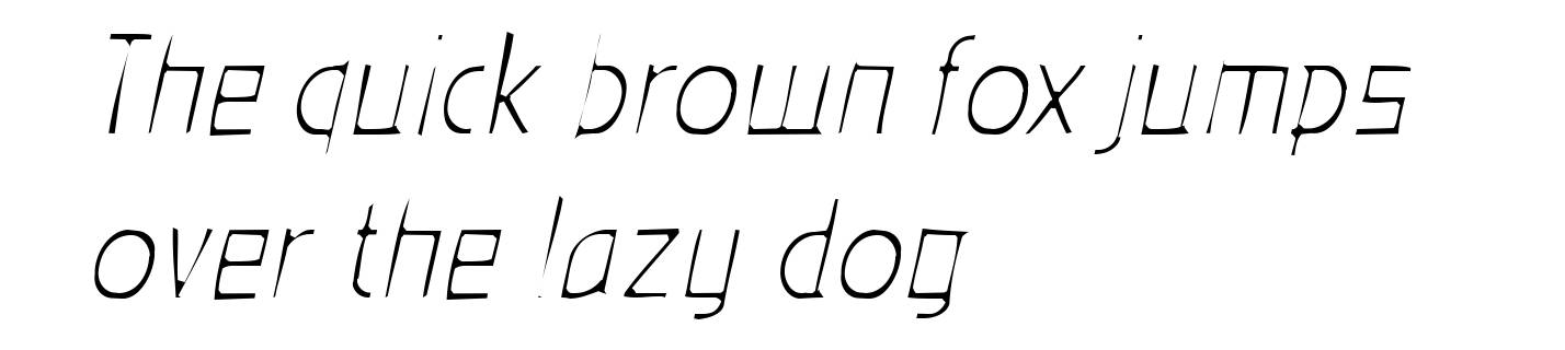 Eden Mills Gaunt Italic