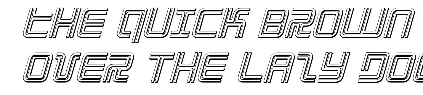 Election Day 3D Italic
