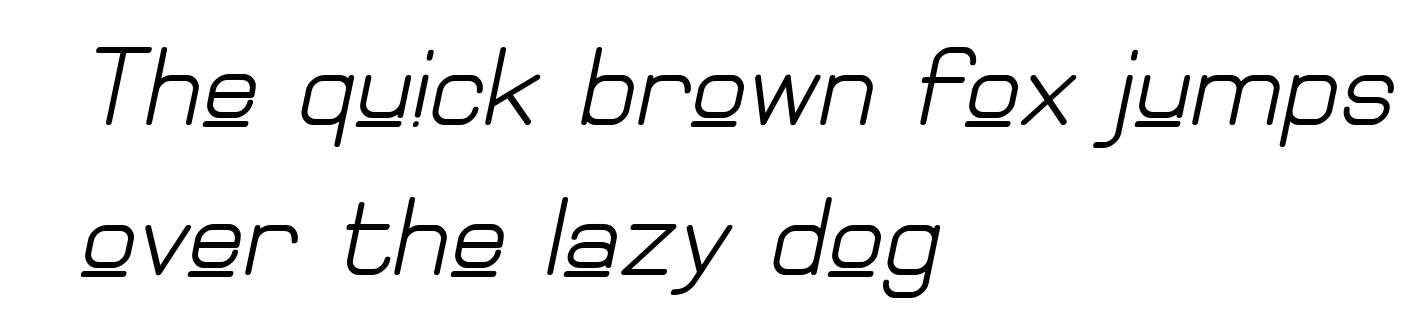 Elgethy Upper Bold Oblique