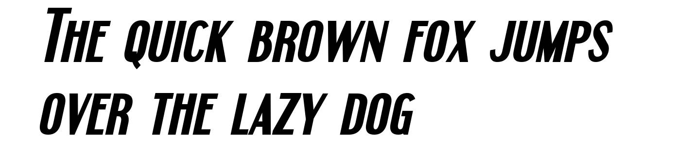 Engebrechtre Bold Italic