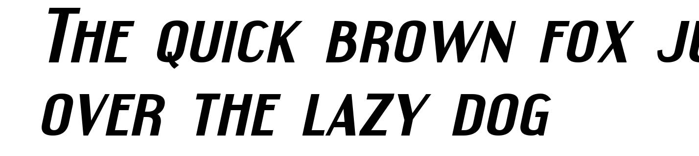 Engebrechtre Expanded Bold Italic