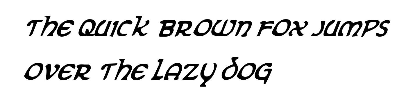 Erin Go Bragh Condensed Italic