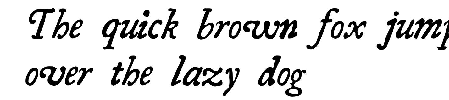 Essays 1743 Italic