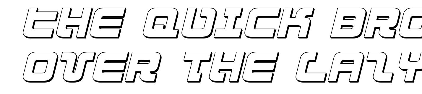 Exedore 3D Italic