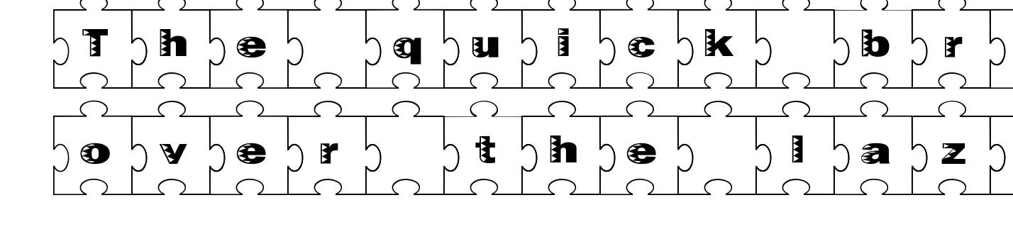Failed Font 2   Jigsaw