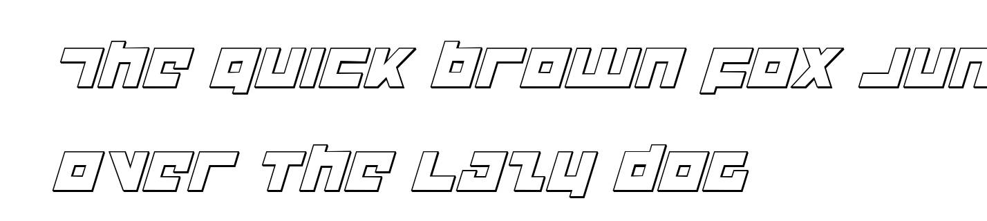 Flight Corps 3D Italic
