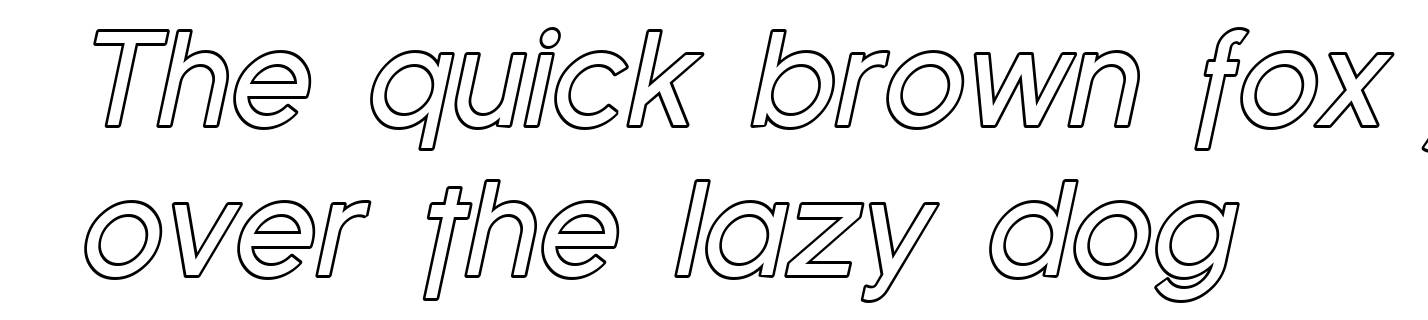 Florencesans Outline Italic