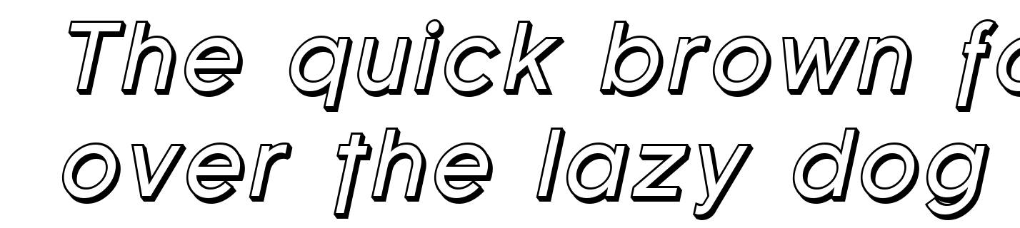 Florencesans Shaded Italic