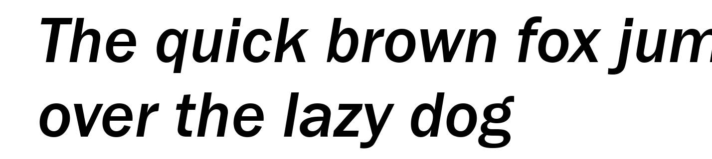 Franklin Gothic Medium Italic