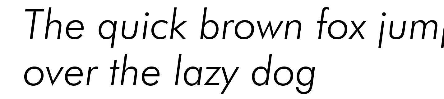 Futura Light Italic BT